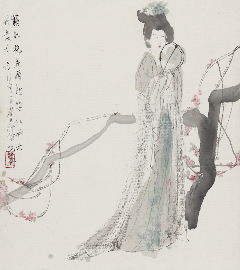彭先诚的没骨人物画艺术！_搜狐网