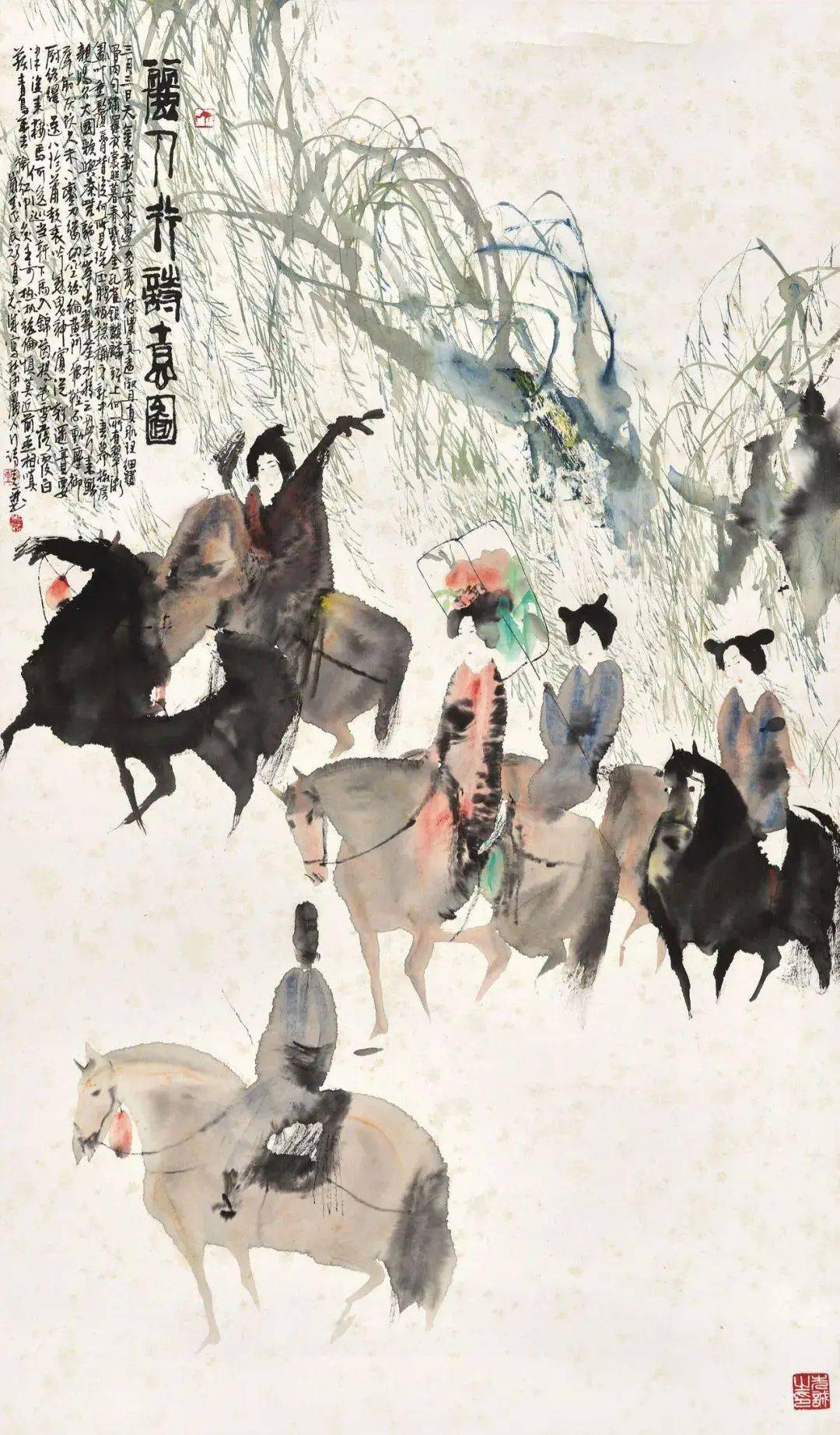 彭先诚的没骨人物画艺术！_搜狐网