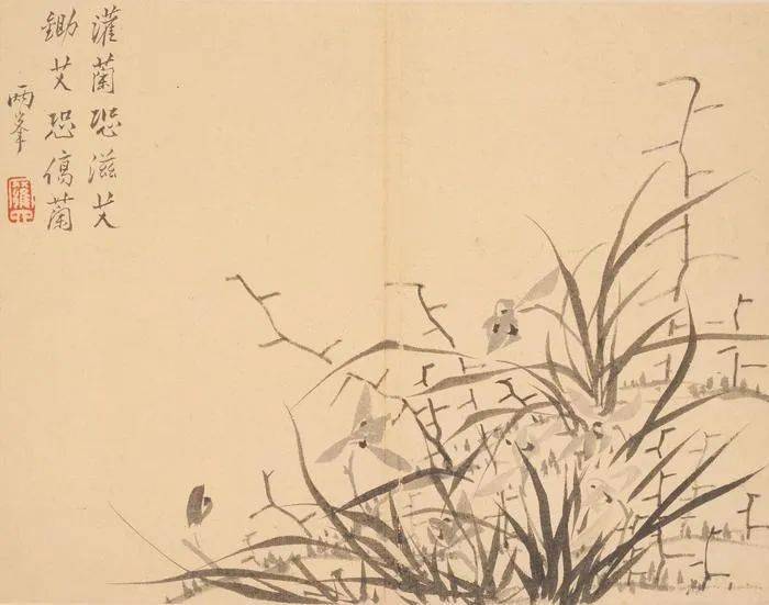 罗聘的小画,清韵十足