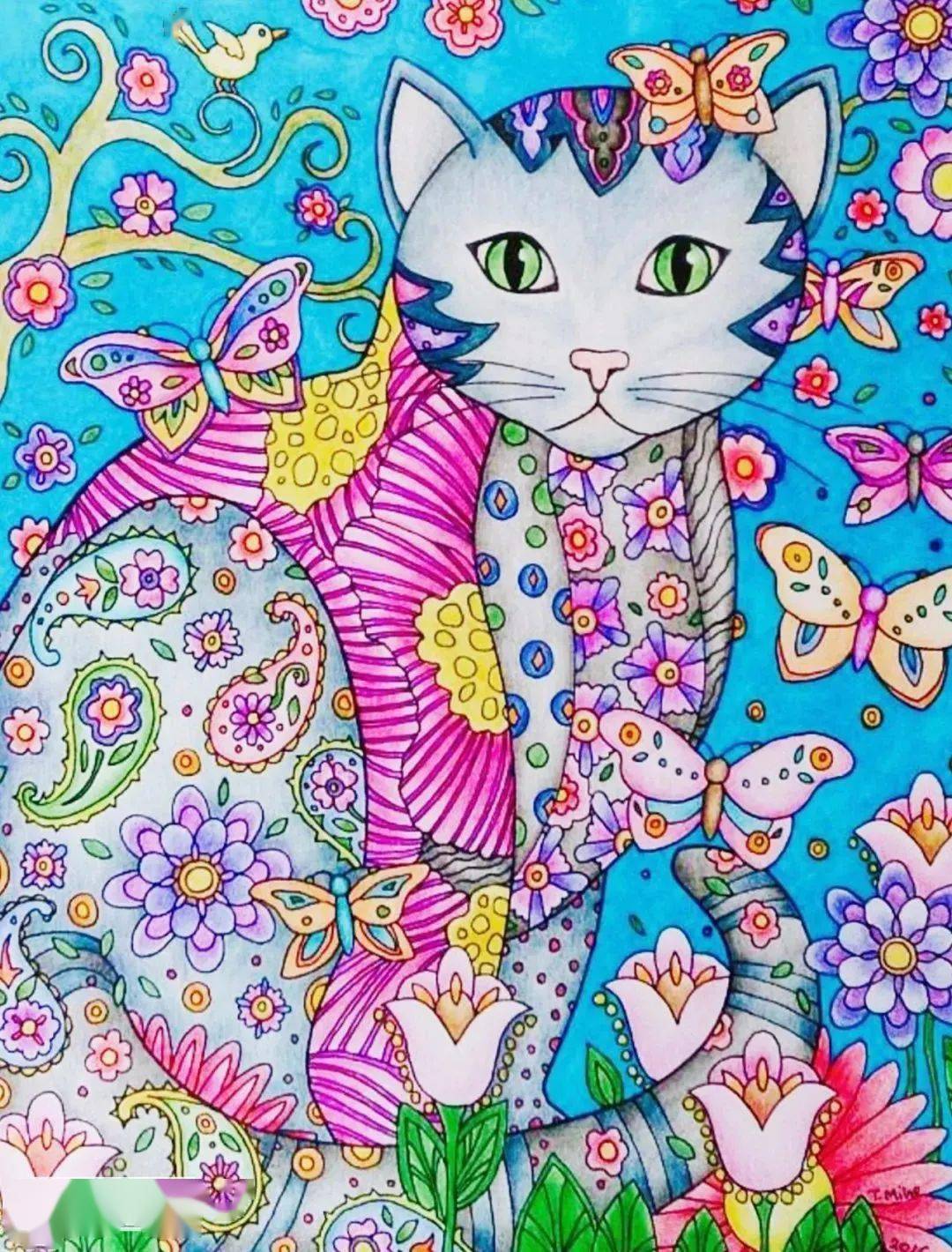 彩色线描这样画,果断收藏~_创意_素材_启发