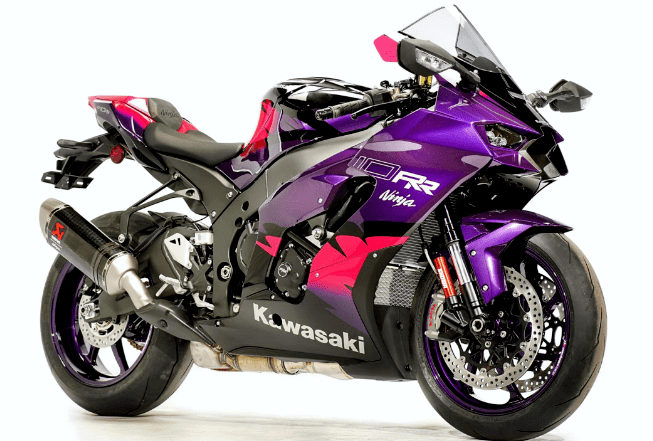 川崎发布zx10r高性能特制图案._搜狐汽车_搜狐网