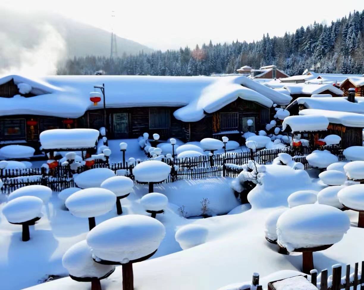 中国雪乡注意旅游安全.
