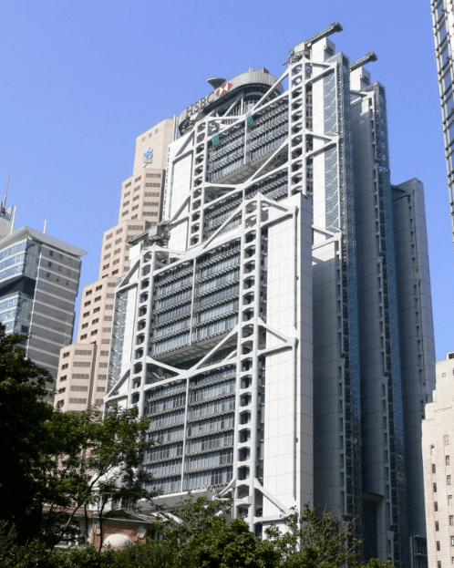 香港汇丰银行大炮图片