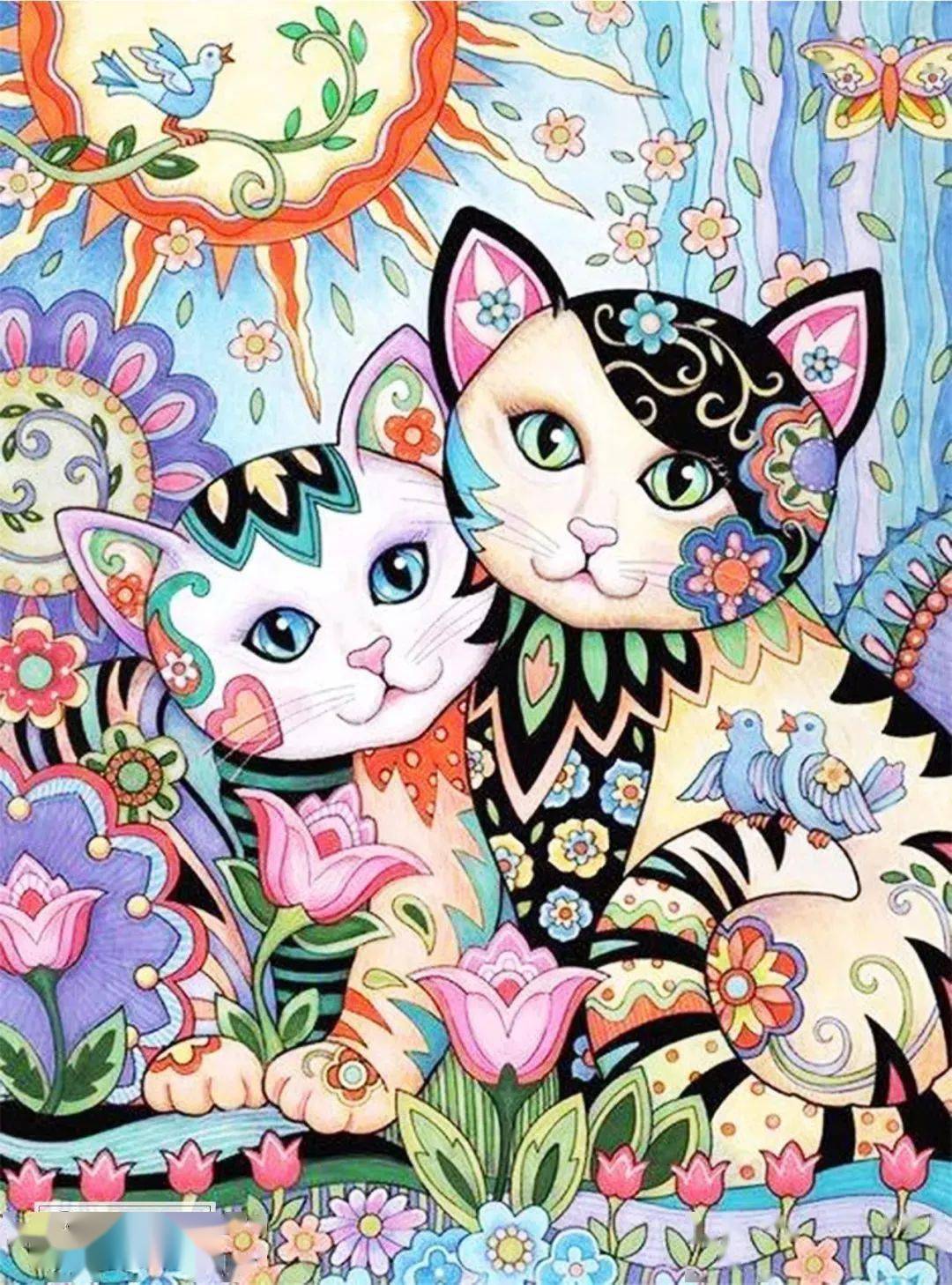 彩色线描这样画,果断收藏~_创意_素材_启发