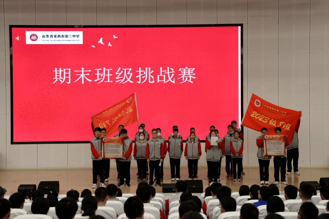 【奋斗正当时】乘风起航,拼搏成就梦想——莱西二中高一级部举行期中