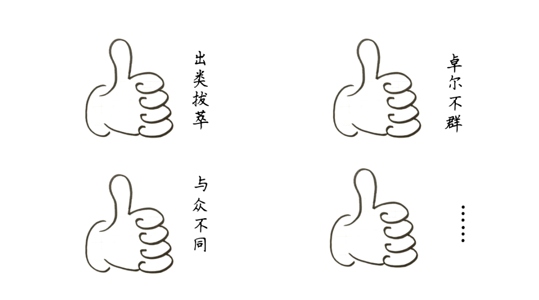 画出胜利拇指的步骤解析:除了简笔画 成语还可以融合学科知识进行评价