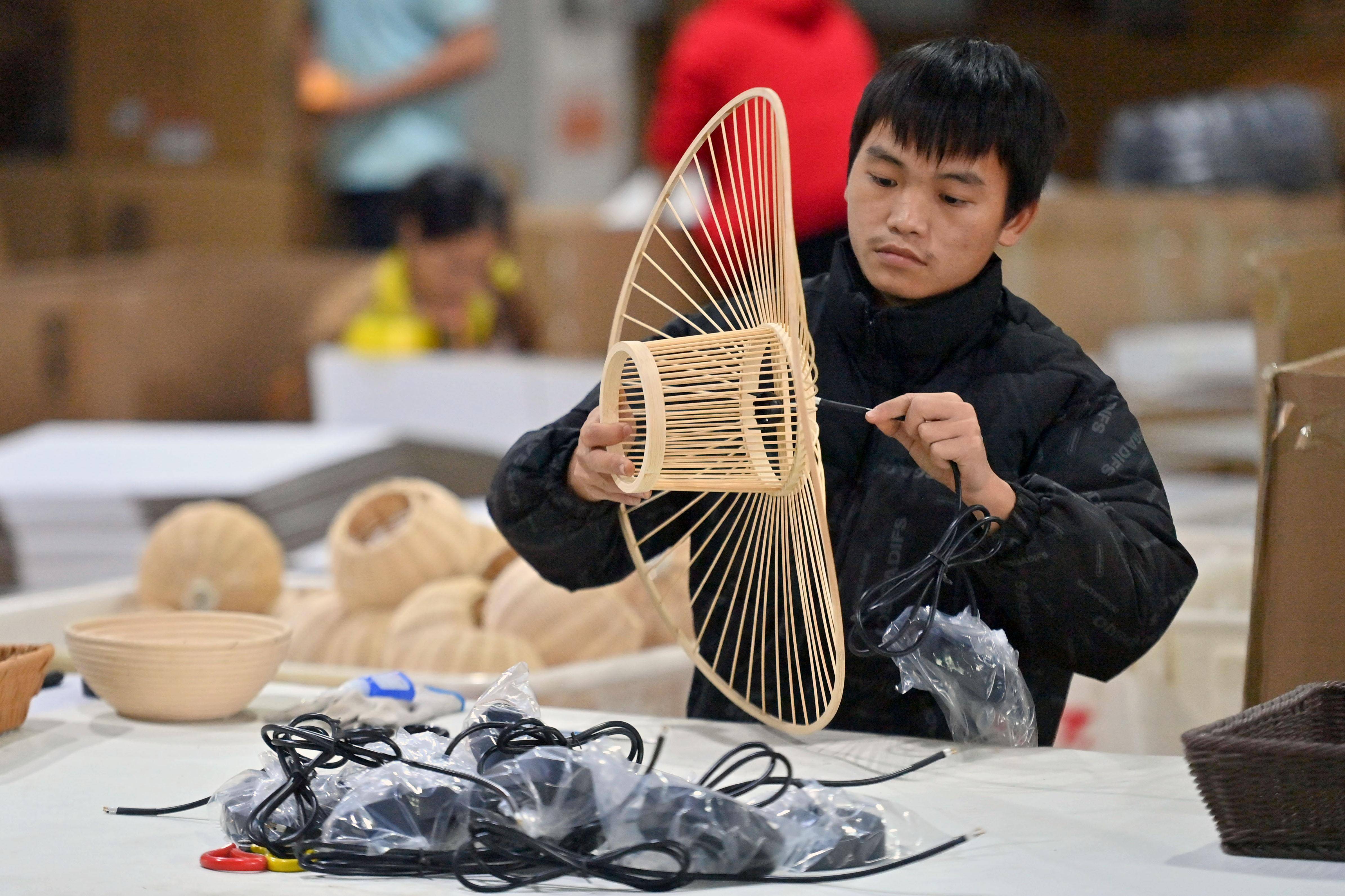 (社会)广西博白:传统编织促增收