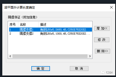 選擇按照屋面剛性系杆(xg) 水平支撐(sc)佈置間距和按照隅撐佈置方式