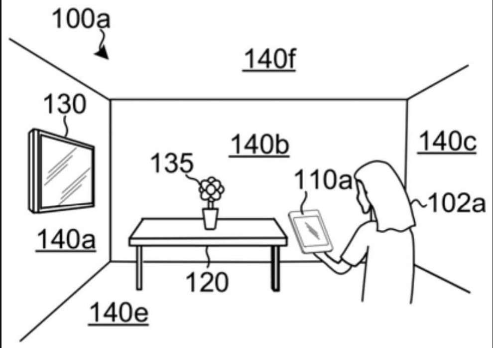 苹果新专利可拼接视频会话双方3D空间 