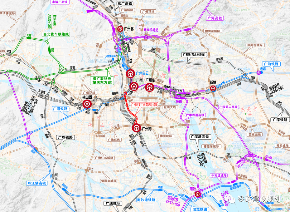 广州白云二线线路图图片