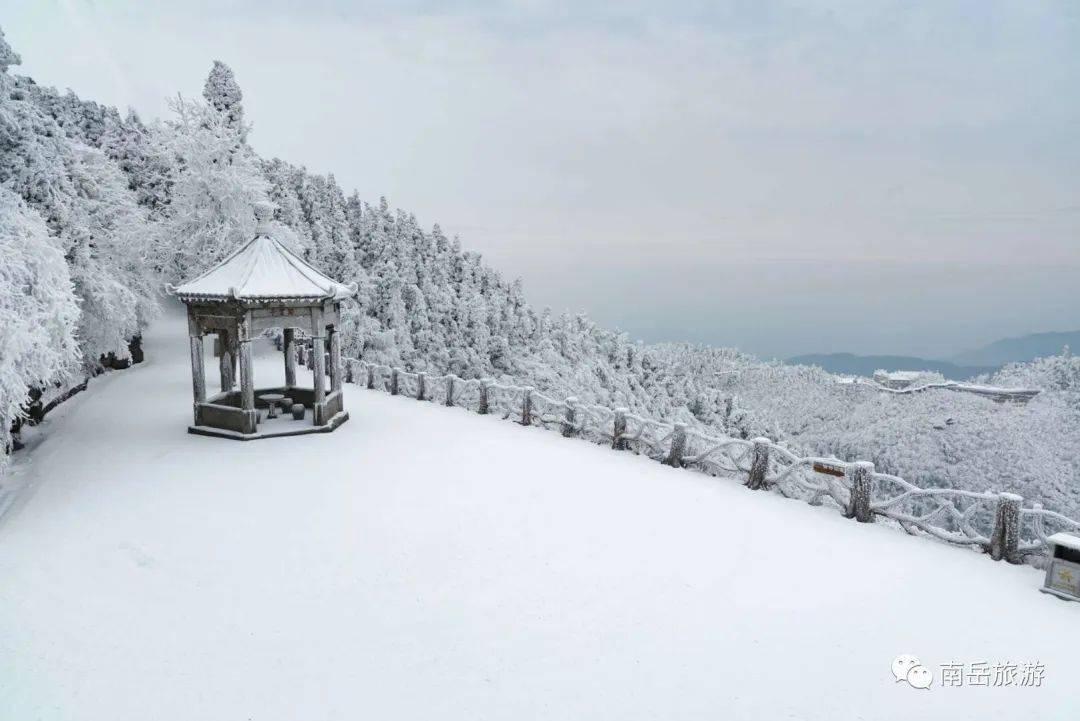 衡山南岳雪景介绍图片