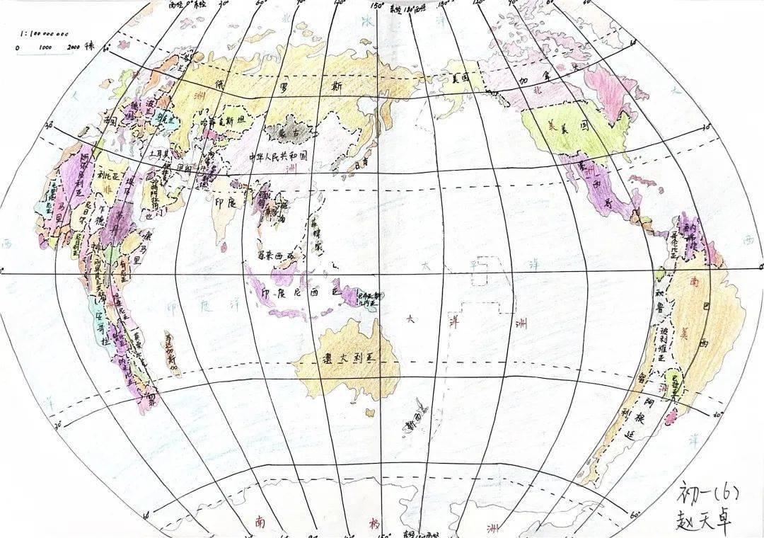 手巧绘世界 地图展风采