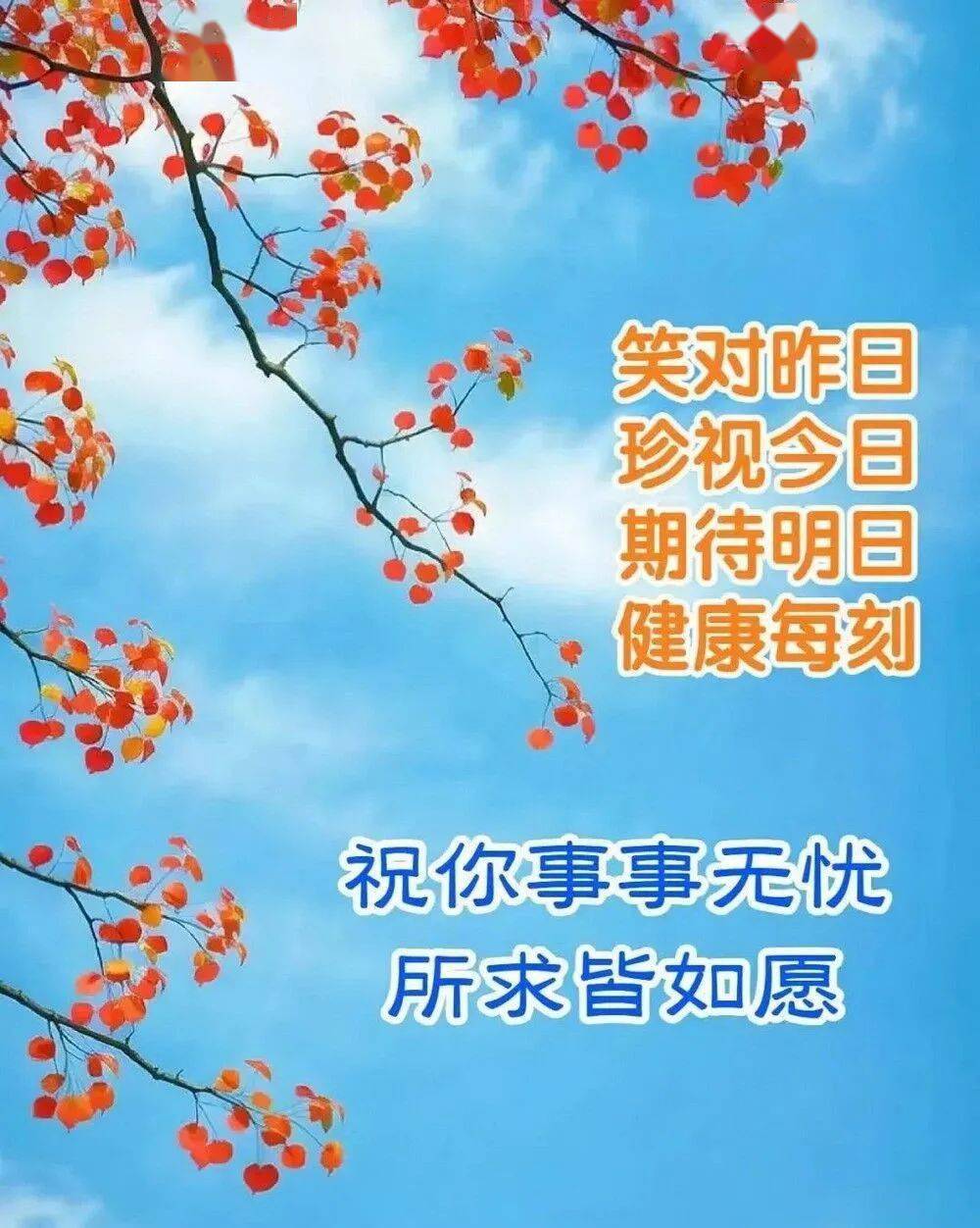 今日最新早安温馨祝福图片带字