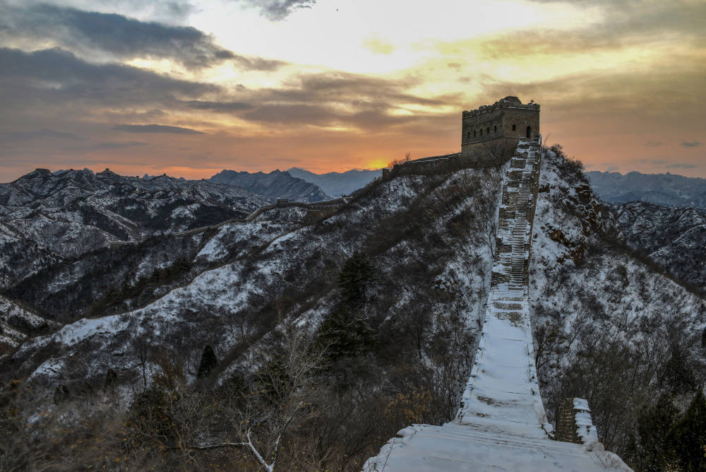诗意中国丨燕山雪花大如席_新华社_河北省秦皇岛_雪景