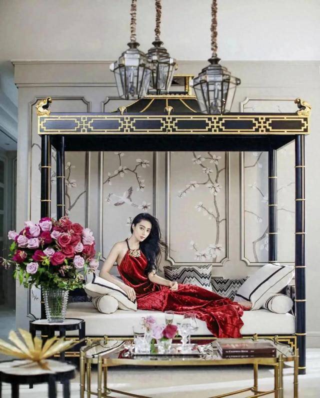 首发|范冰冰千万豪宅曝光,女性之美的多样诠释!_风格_空间_白色
