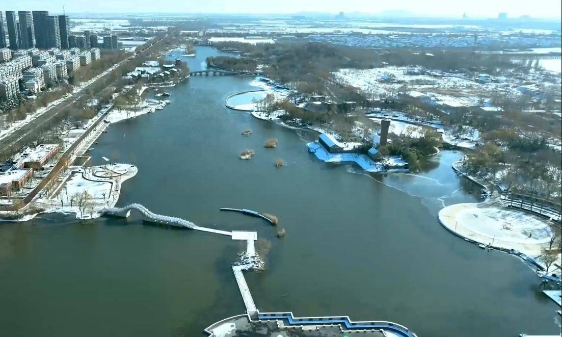 博览视频|银装素裹红莲湖_淄博_日报_新闻