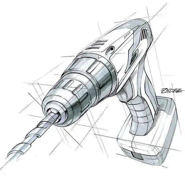 大神级工业设计手绘素描