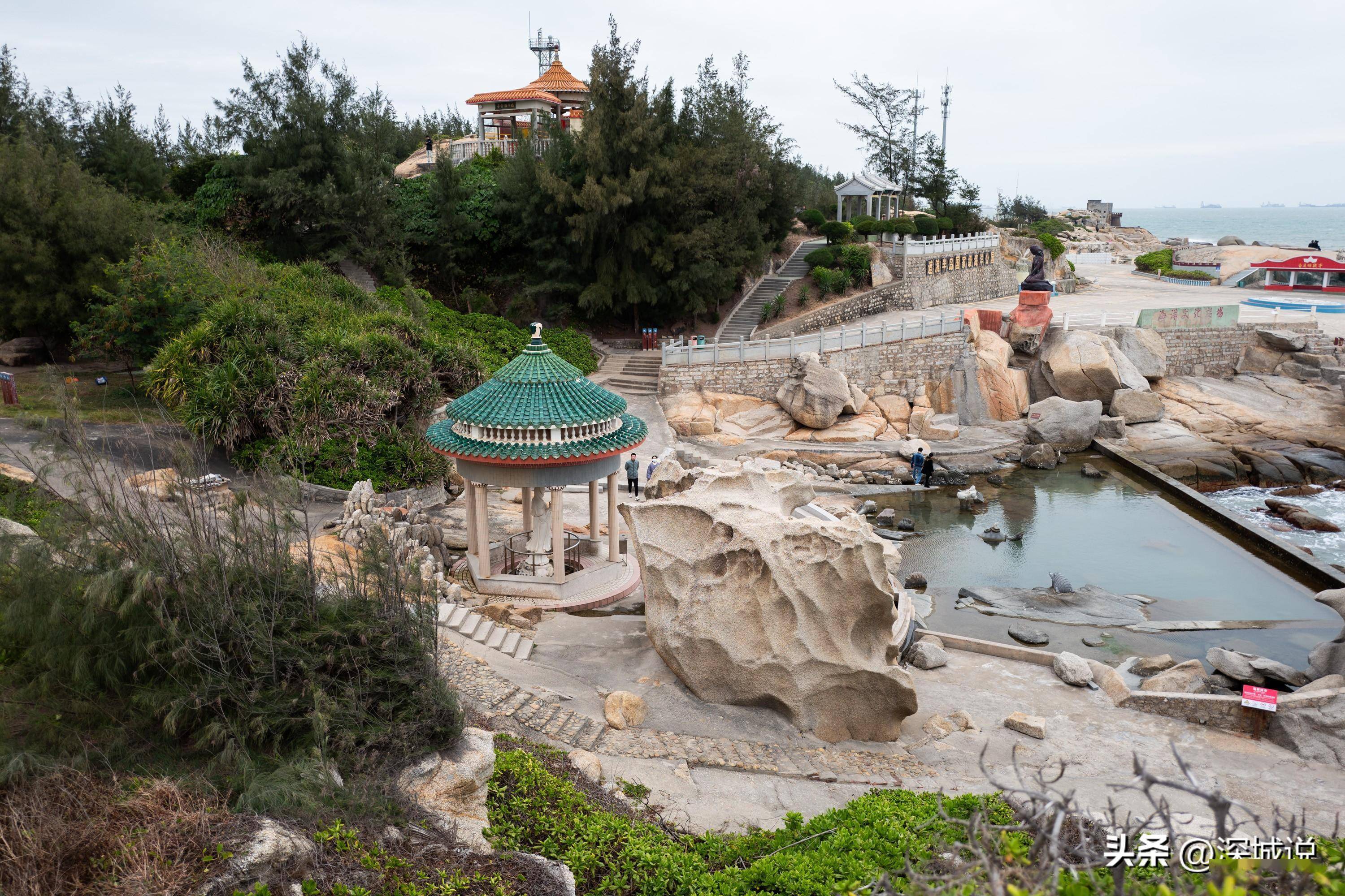 汕尾遮浪海边风景独好,网红古堡咖啡吸引游客打卡