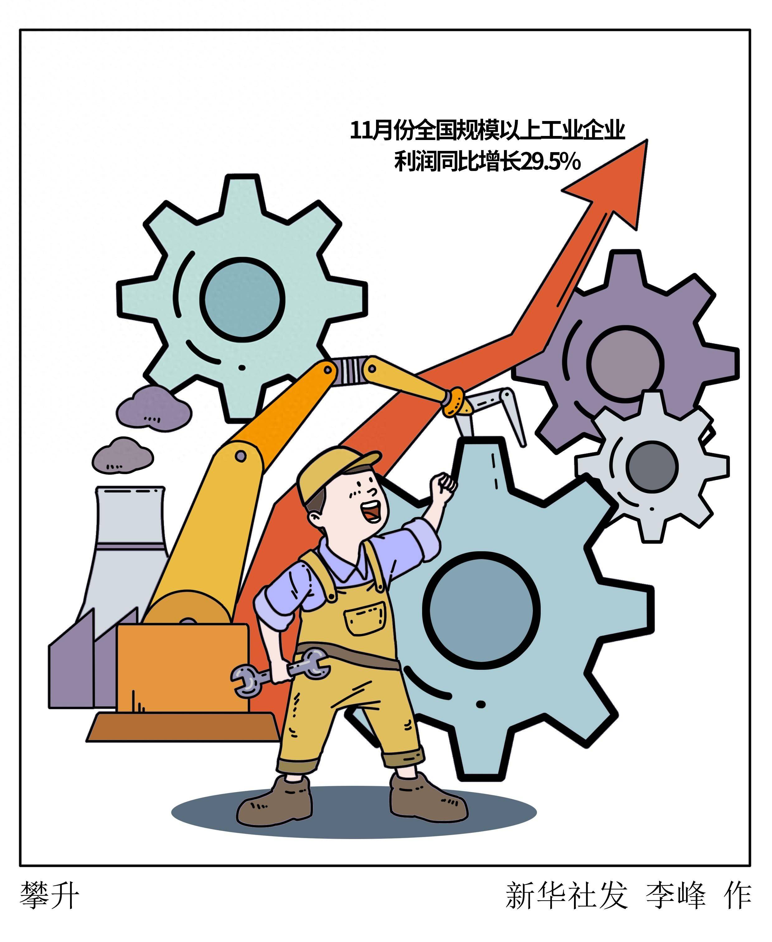 (图表·漫画)[经济]攀升