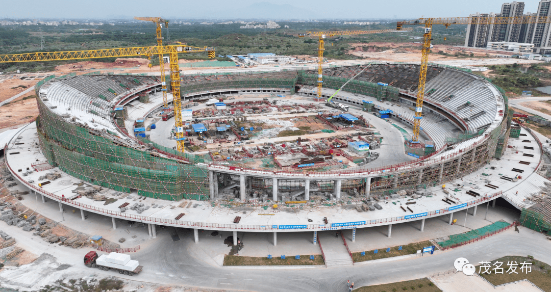 奥体中心"一场两馆"美照来袭!_茂名市_项目_发展