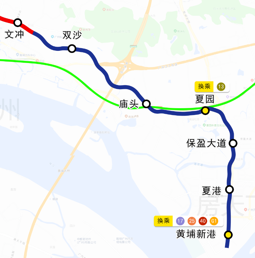广州两条地铁新线12月28日开通!_房地产_运营_黄埔