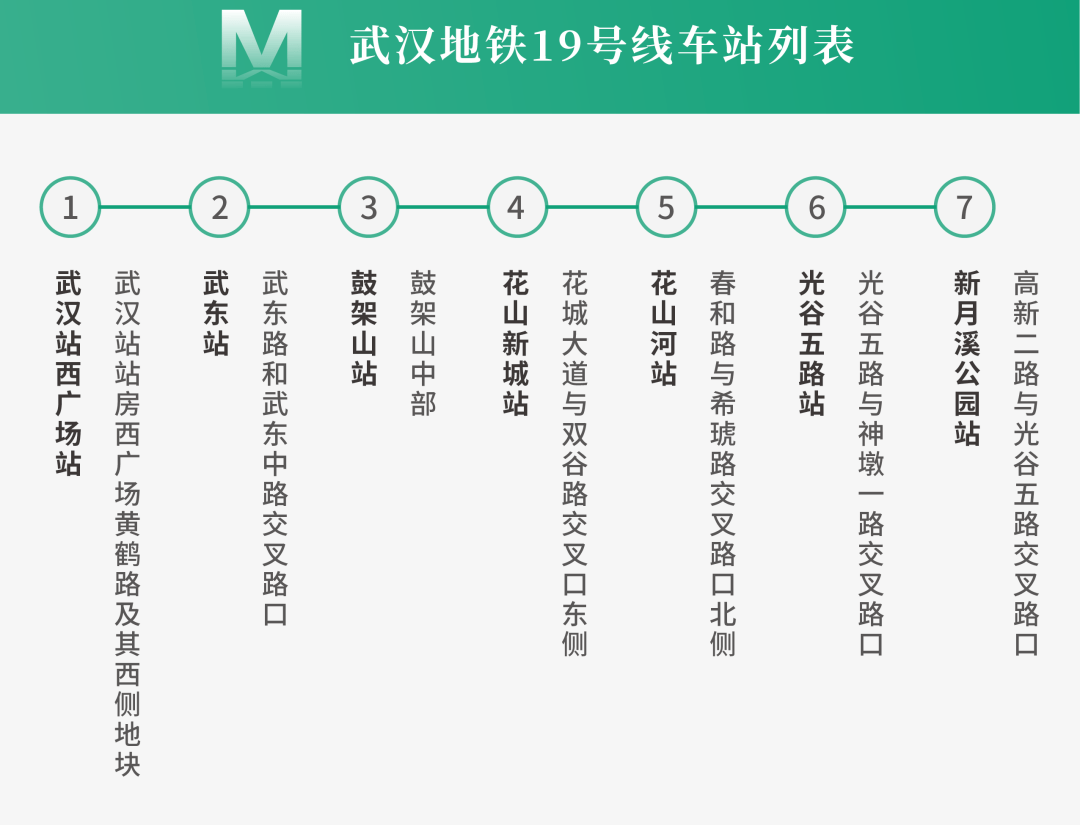 武汉地铁19号线站点图图片