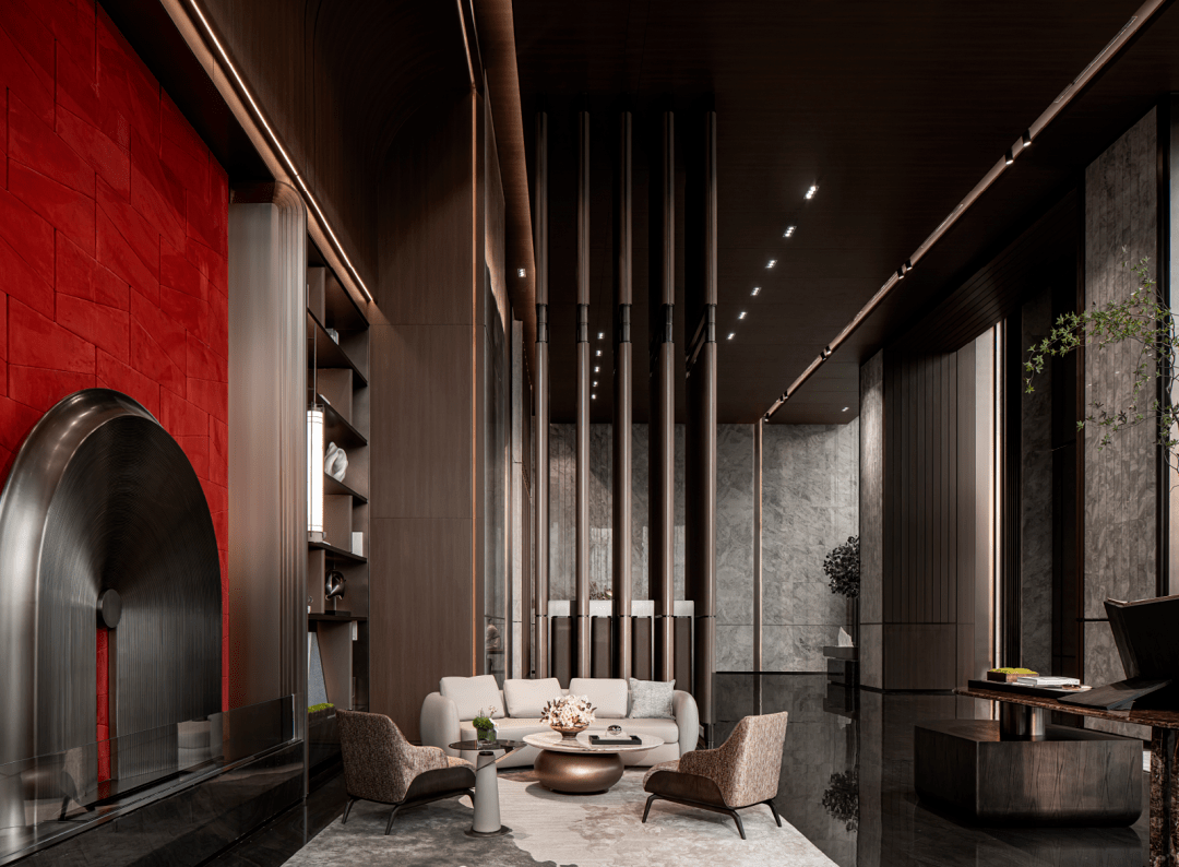 大理石案例 | 南昌赣电中心社区大堂_服务_选材_样品