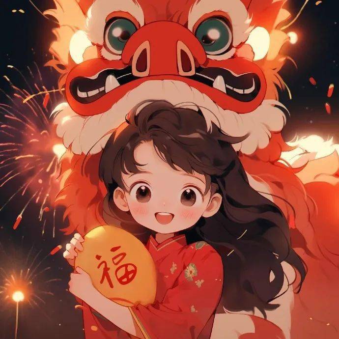2024新年氛围感头像～_常在_好运_蓝色