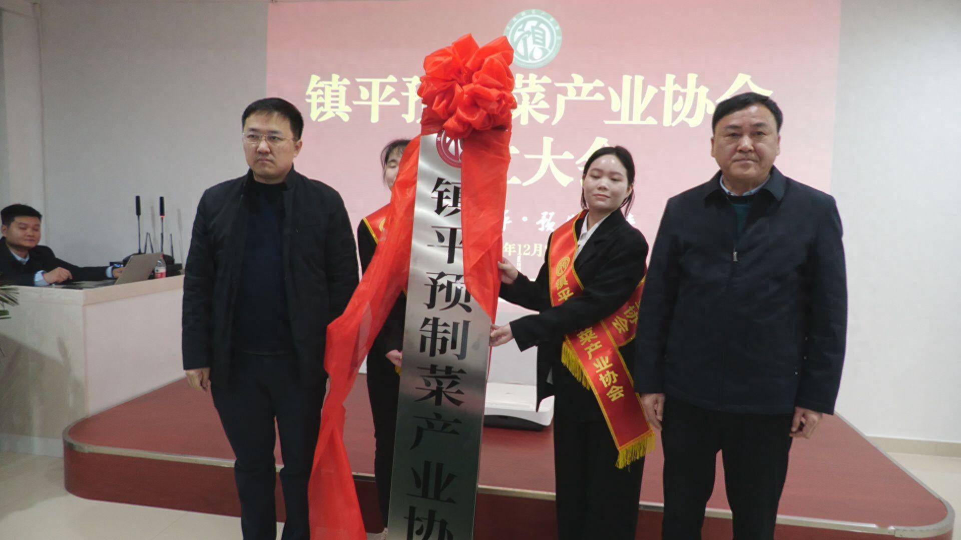 镇平县预制菜产业协会成立大会在南阳标点食品有限公司成功举办,县委